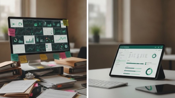 Vier VMS-Systemtypen als Balkenvergleich, die unabhängige Lösung ist hervorgehoben