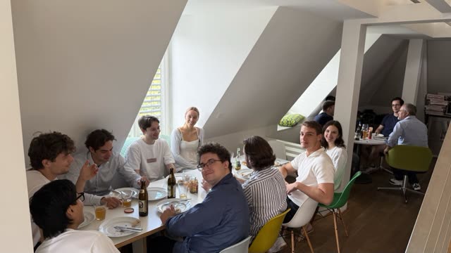 Bayerisches Frühstück mit dem Team